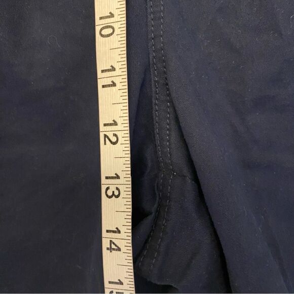 Gloria Vanderbilt Sierra Stretch Twill Short With Belted navy plus size 24W - Picture 9 of 11